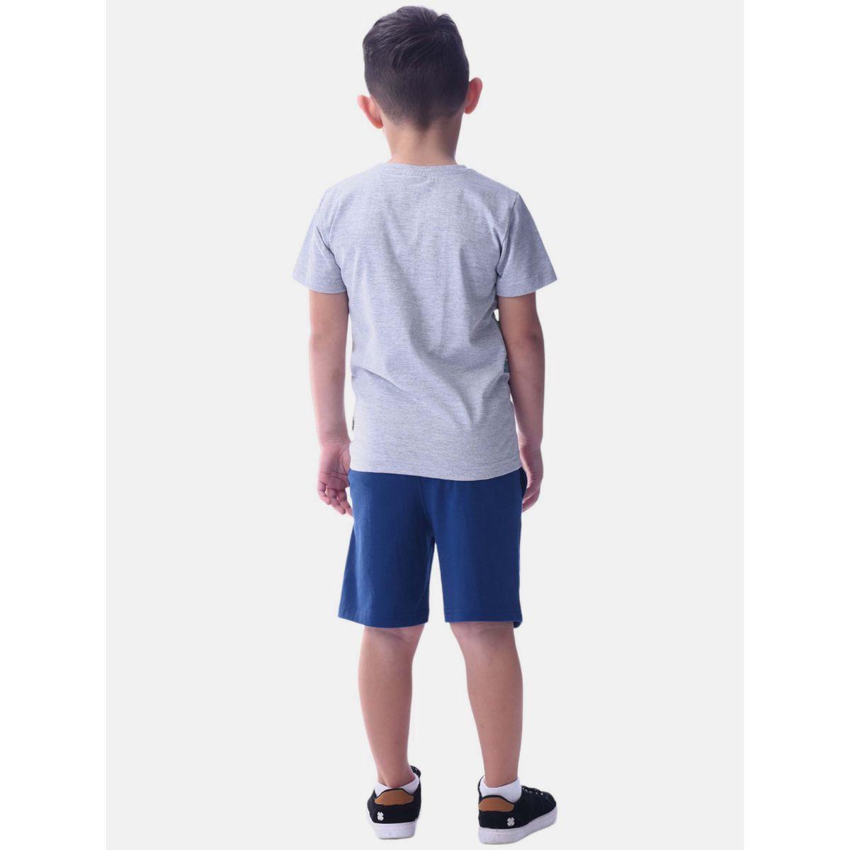 Victor and Jane X Styli  Dinosaur Print Short Sleeve T-Shirt & Shorts Set-boys-clothing-setsandcoords-image-2