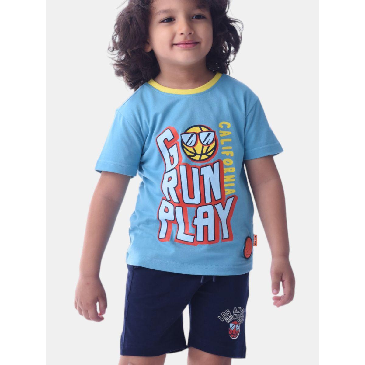 Victor and Jane X Styli  Go Run Play Graphic T-Shirt & Shorts Set-boys-clothing-setsandcoords-image-3