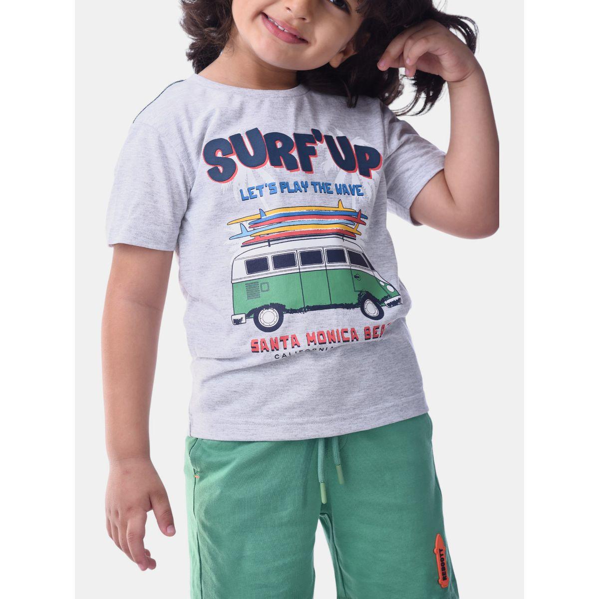 Victor and Jane X Styli  Surf Up Graphic T-Shirt & Shorts Set-boys-clothing-setsandcoords-image-4