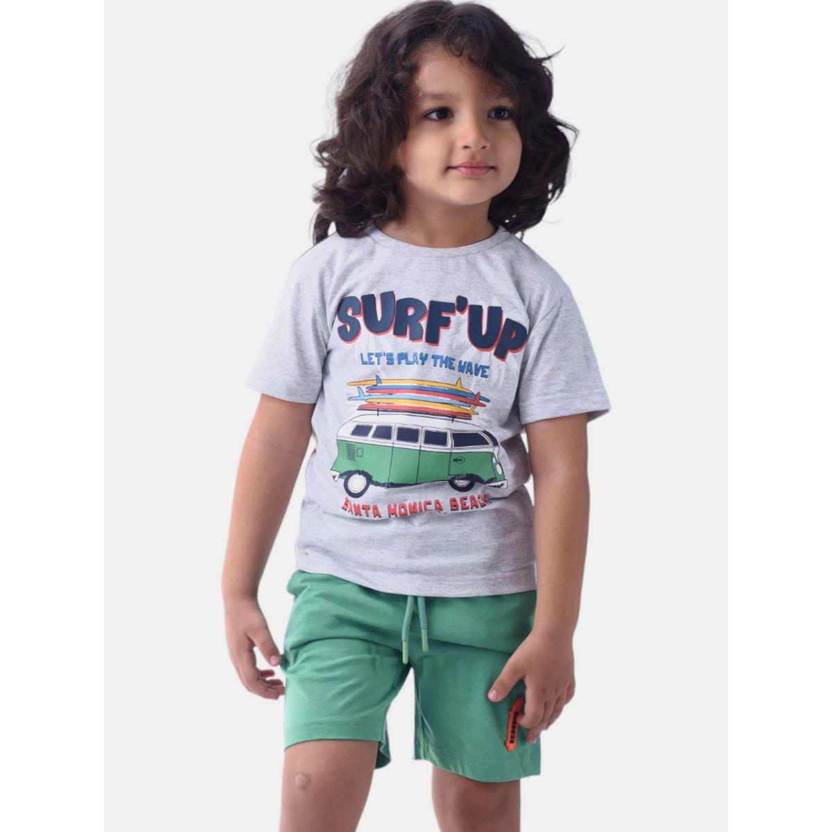 Victor and Jane X Styli  Surf Up Graphic T-Shirt & Shorts Set-boys-clothing-setsandcoords-image-5