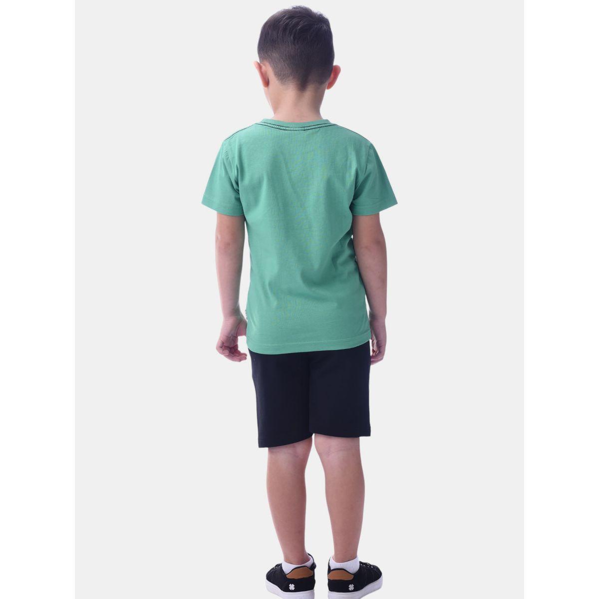 Victor and Jane X Styli  Sports Cycle Graphic T-Shirt & Shorts Set-boys-clothing-setsandcoords-image-2