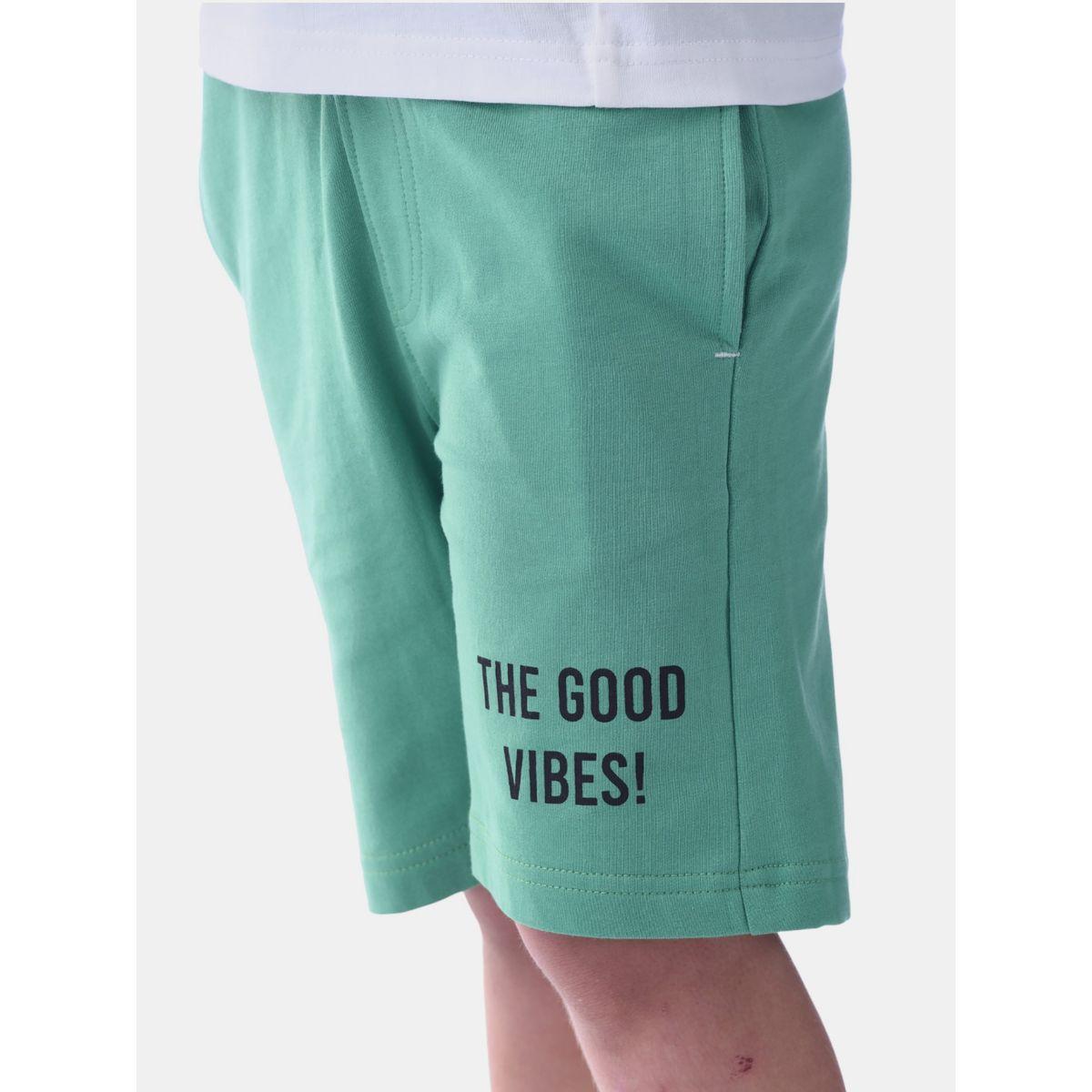 مجموعة من شورت وتيشيرت بطبعة جرافيك فيكتور آند جين × ستايلي-boys-clothing-setsandcoords-image-4