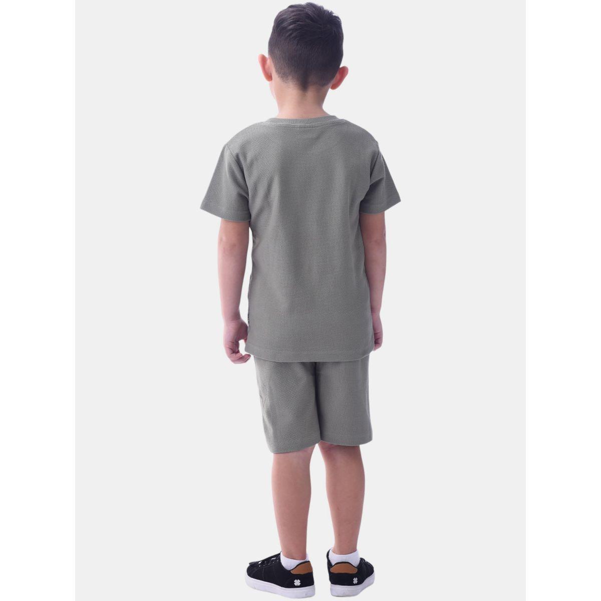 مجموعة من شورت وتيشيرت باكمام قصيرة فيكتور آند جين × ستايلي-boys-clothing-setsandcoords-image-2