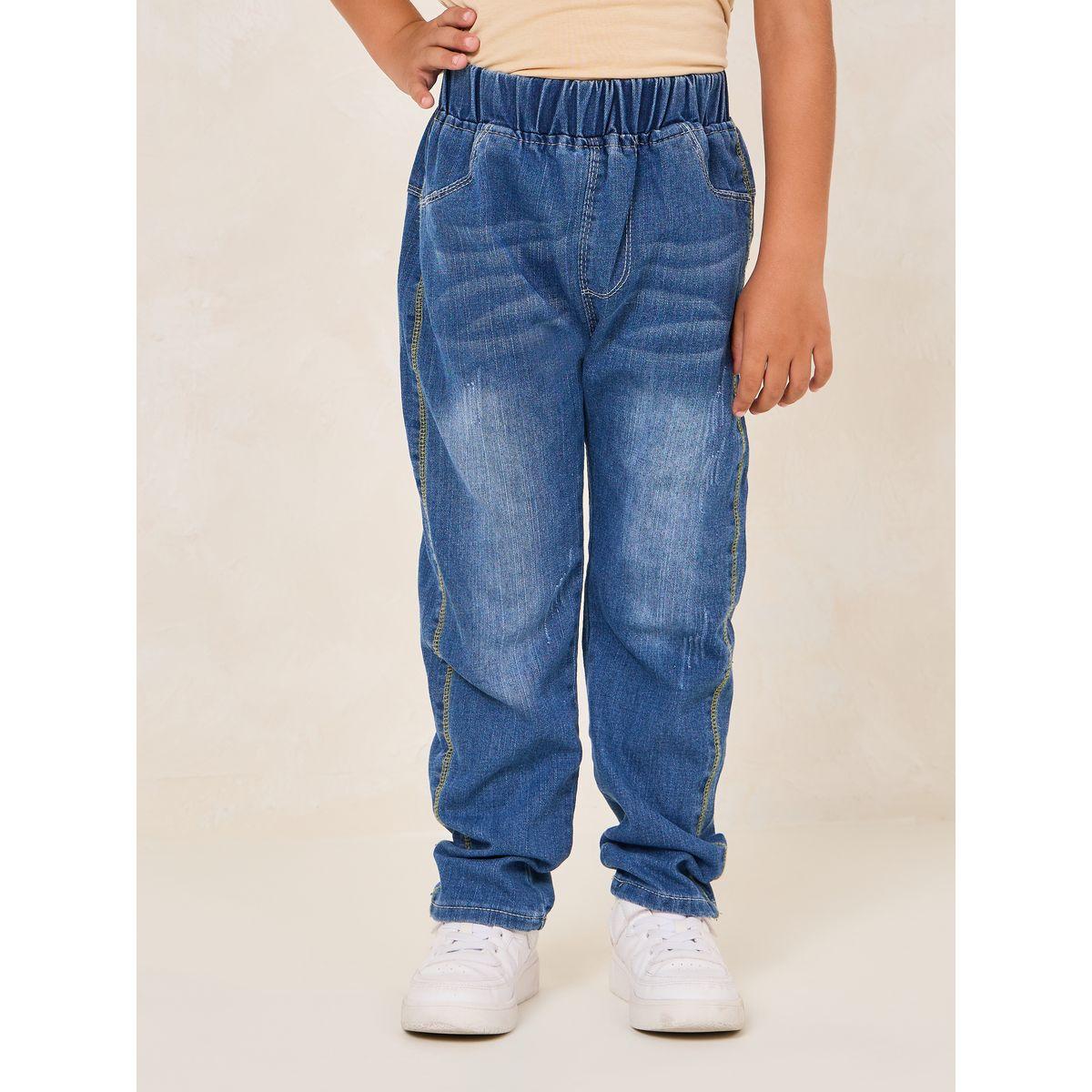 Styli Regular Side Seam Pocket Detail Jeans-boys-clothing-bottoms-jeans-image-1