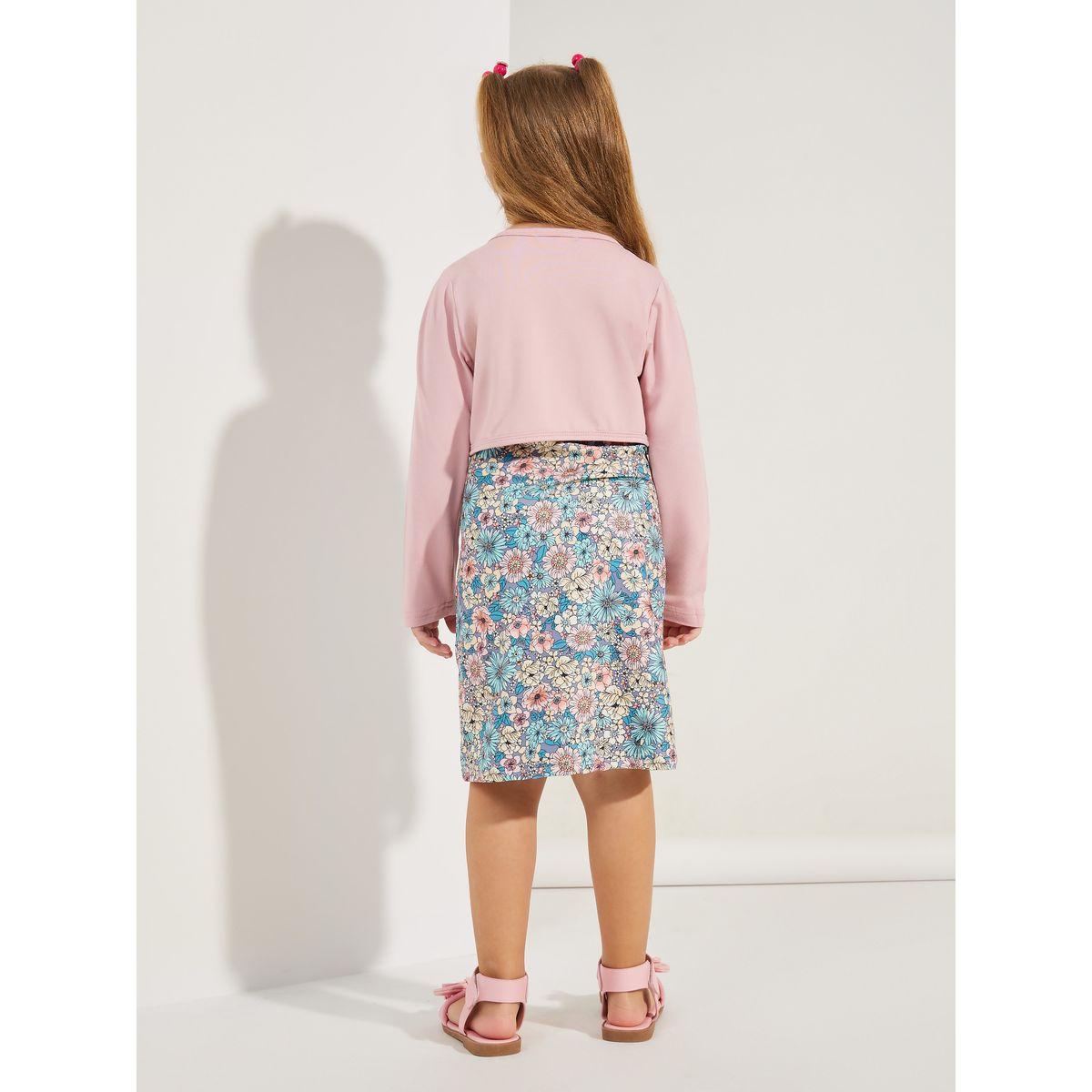 مجموعة من فستان كامي مطبع بزهور مع بوليرو-girls-clothing-setsandcoords-image-5