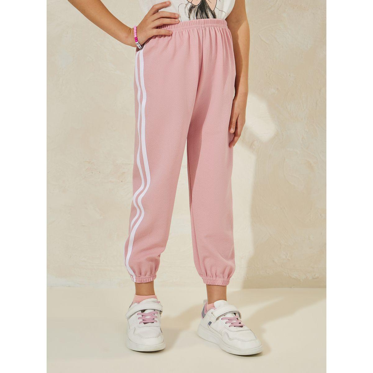 Styli Solid Stripe Side Seam Jogger-girls-clothing-bottoms-joggersandtrackpants-image-1