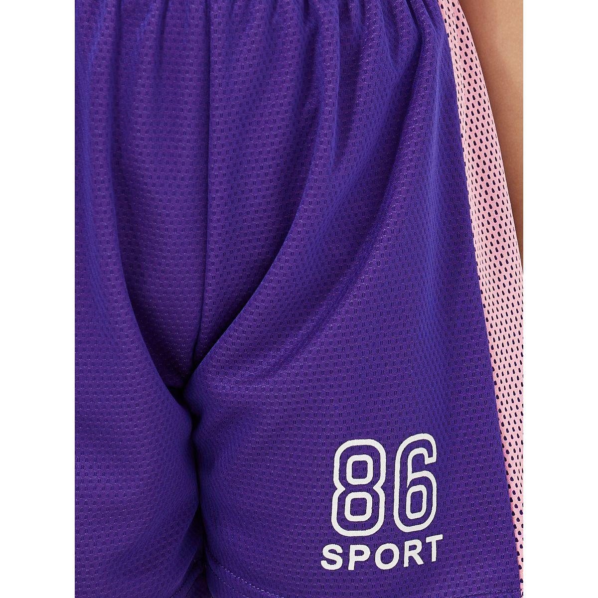Styli Quick-Dry Breathable Sports T-Shirt & Shorts Set-sports-girls-clothing-sets-image-6
