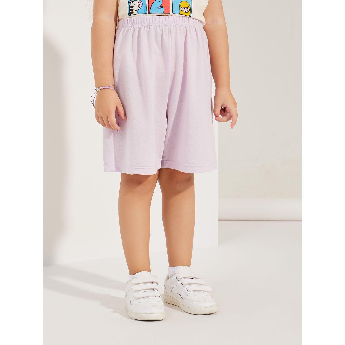Styli Graphic Print Sleeveless T-Shirt & Shorts Set-girls-clothing-setsandcoords-image-5