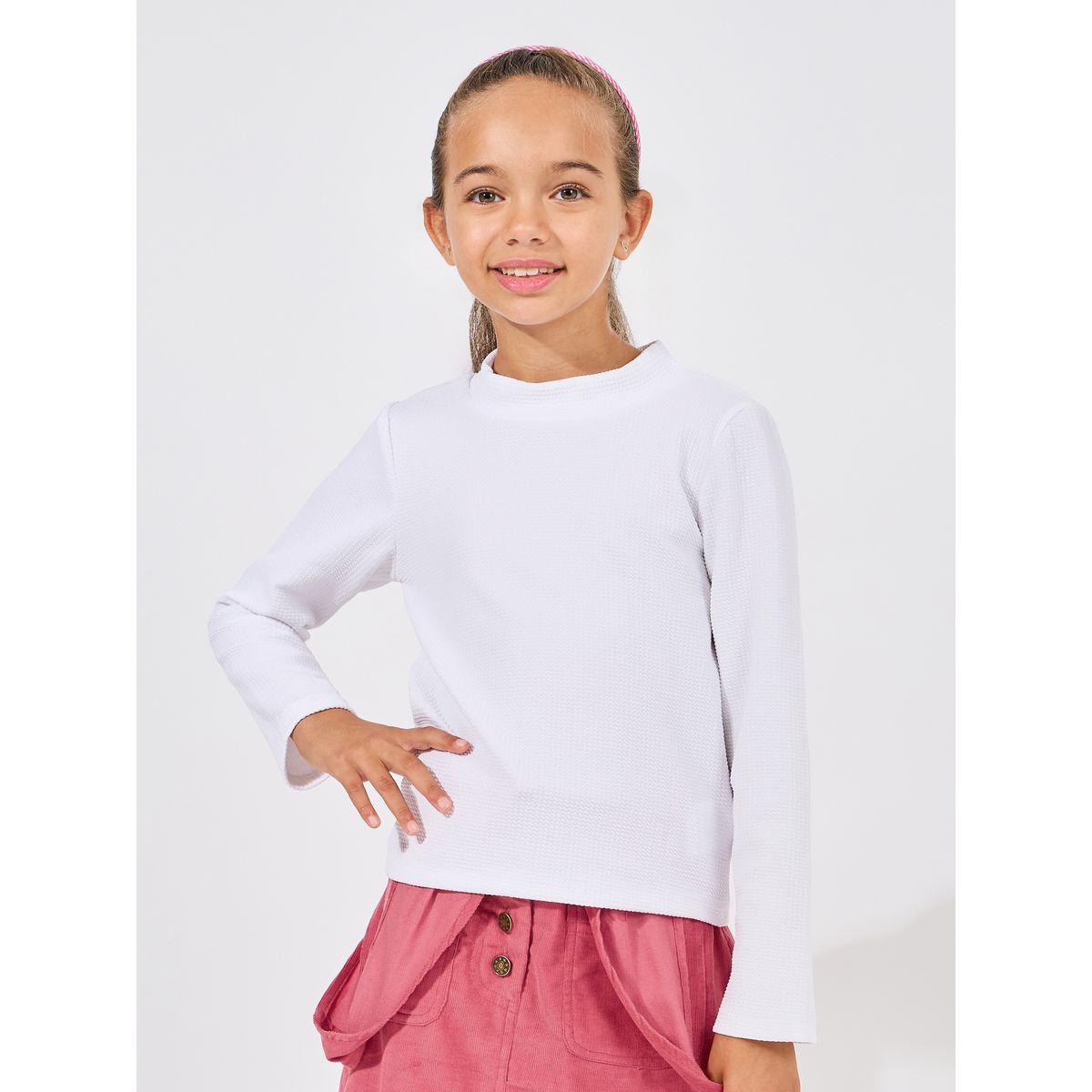 Styli Solid Long Sleeve T-Shirt with Pinafore Dress-girls-clothing-dressesandjumpsuits-image-3