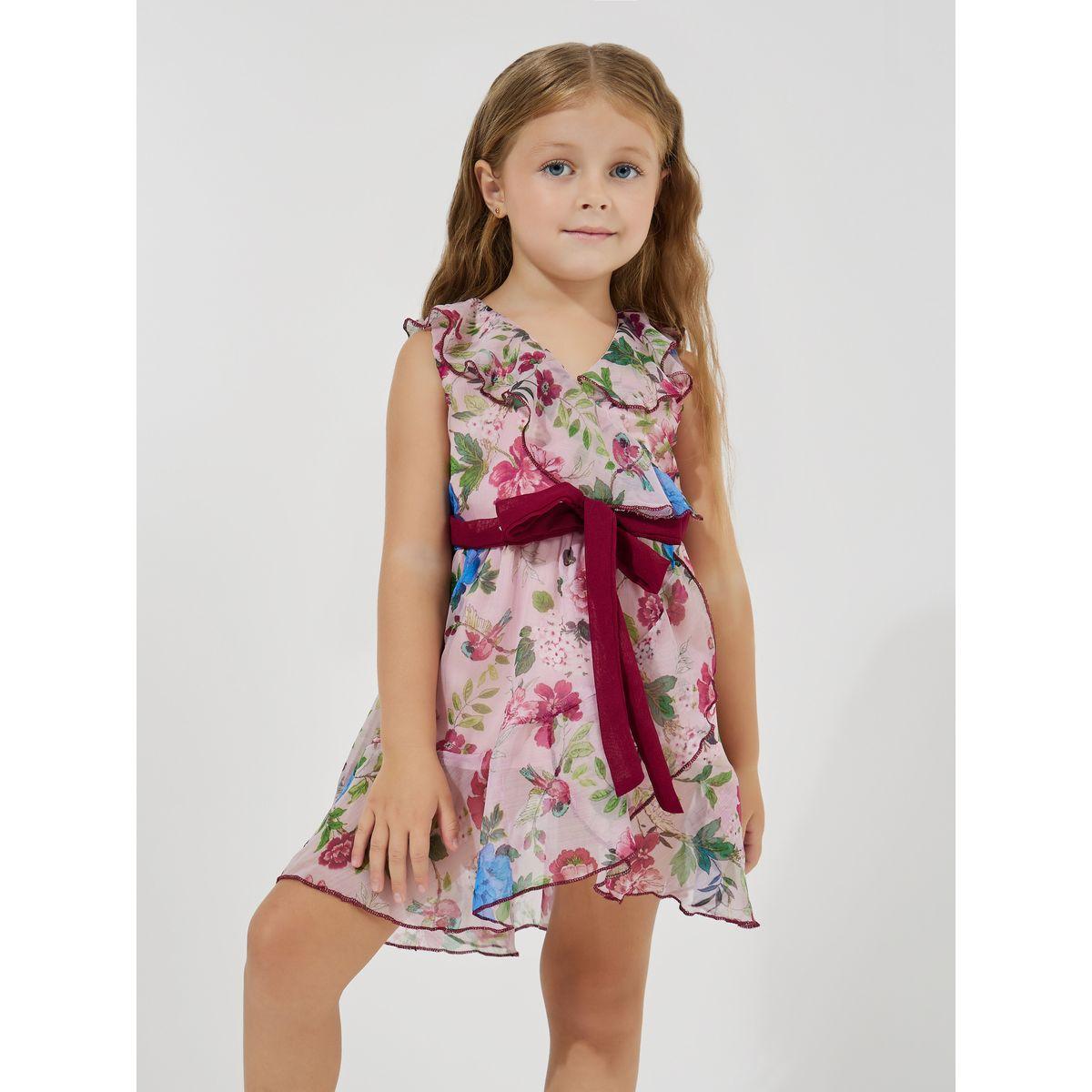 Styli Floral Print Wrap Front Dress-girls-clothing-dressesandjumpsuits-image-2