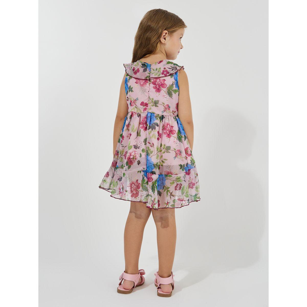 Styli Floral Print Wrap Front Dress-girls-clothing-dressesandjumpsuits-image-4