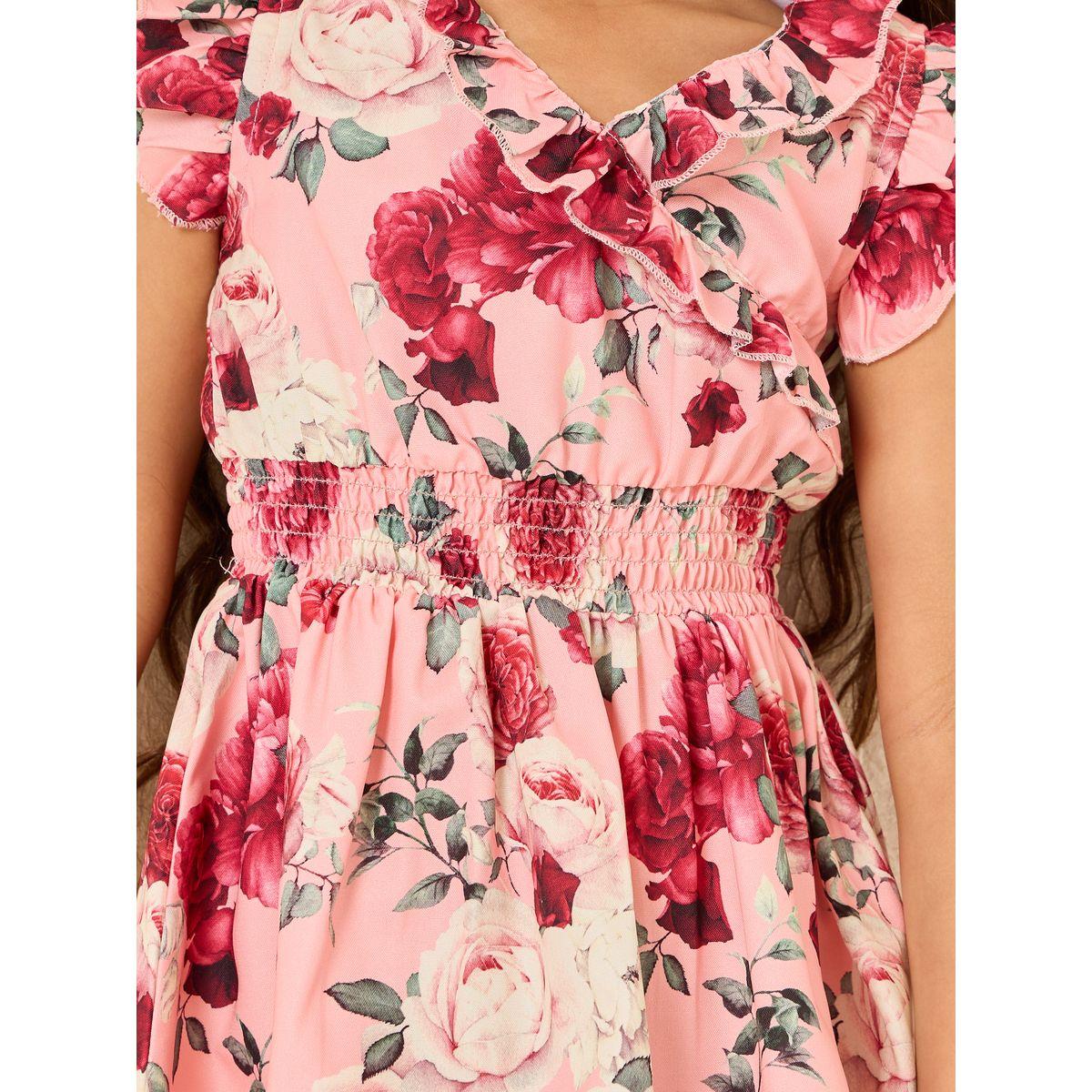 Styli Floral Print Ruffled Dress-girls-clothing-dressesandjumpsuits-image-3