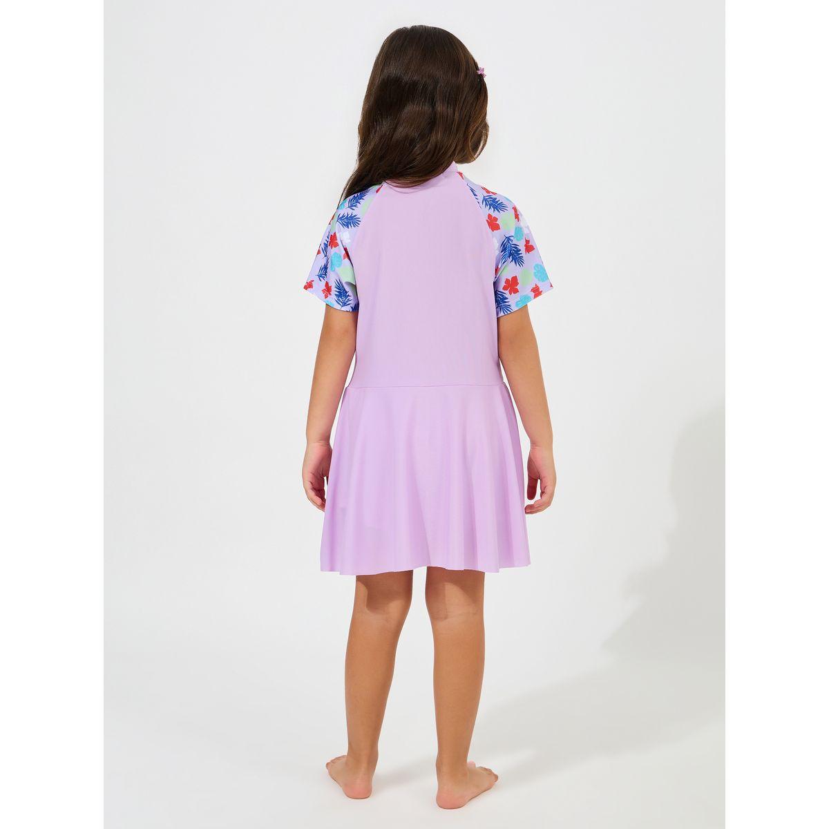 طقم سباحة من شورت مع بلوزة بسحَّاب غلق-sports-girls-clothing-sets-image-4