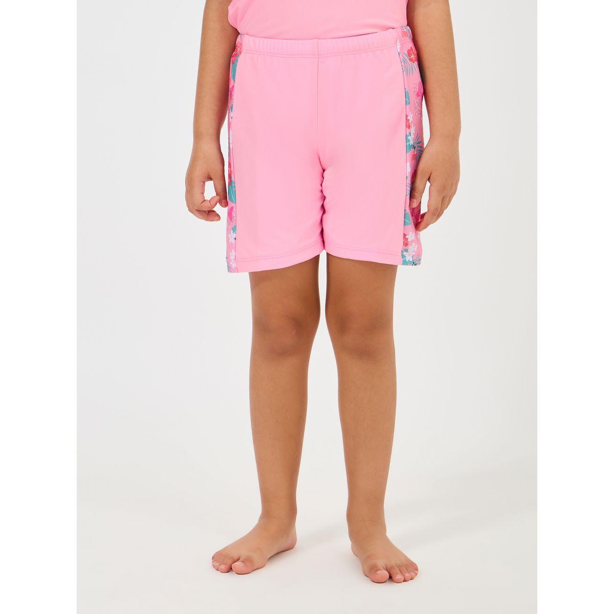 Styli Pack of 3 - Floral Print Top, Shorts & Swimming Cap-girls-clothing-swimwear-image-6
