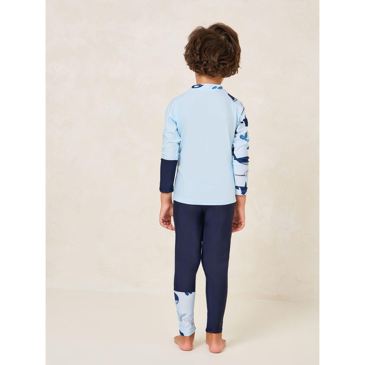 Styli Toddler Boys Printed Long Sleeve Swimming Set-sports-boys-clothing-sets-image-4