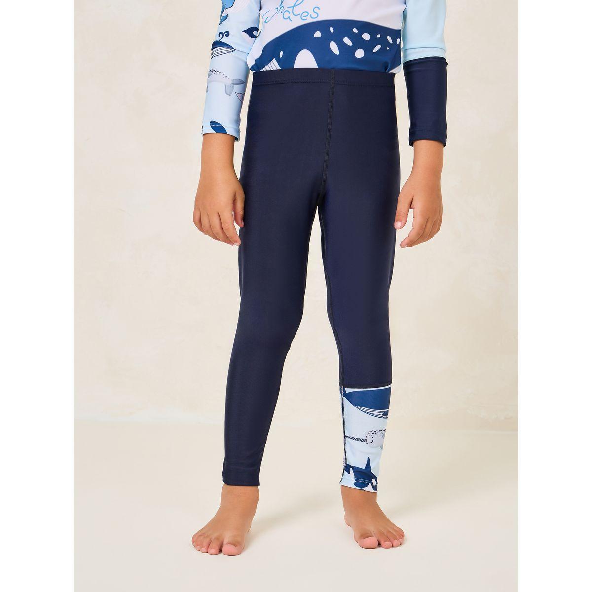 طقم سباحة من بنطال وتيشيرت باكمام طويلة وطبعة جرافيك-sports-boys-clothing-sets-image-5