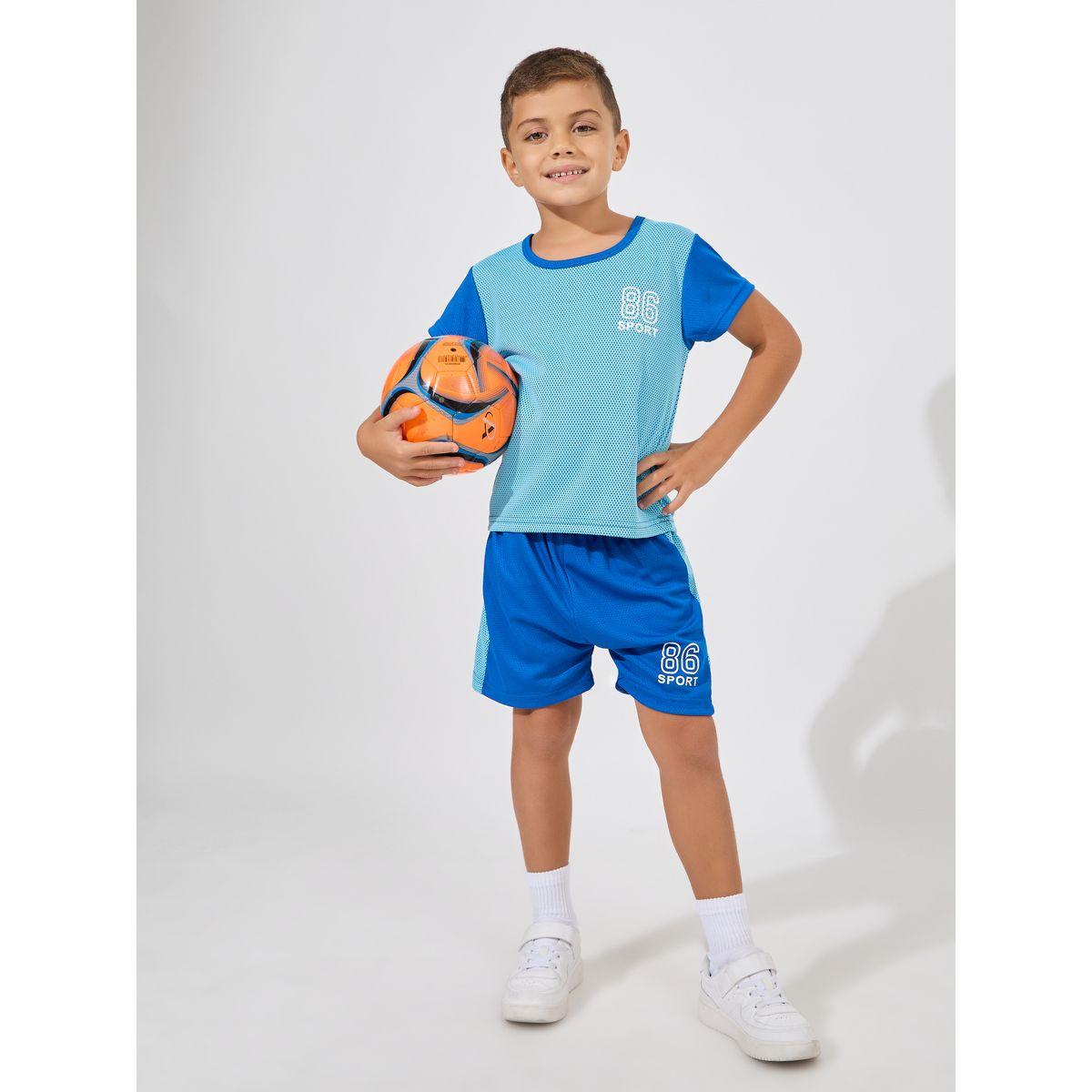 مجموعة من شورت وتيشيرت بتقنية كويك دراي-sports-boys-clothing-sets-image-1