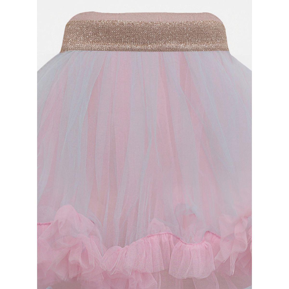 تنورة شبكية بتفاصيل كشكش-girls-clothing-bottoms-skirts-image-1