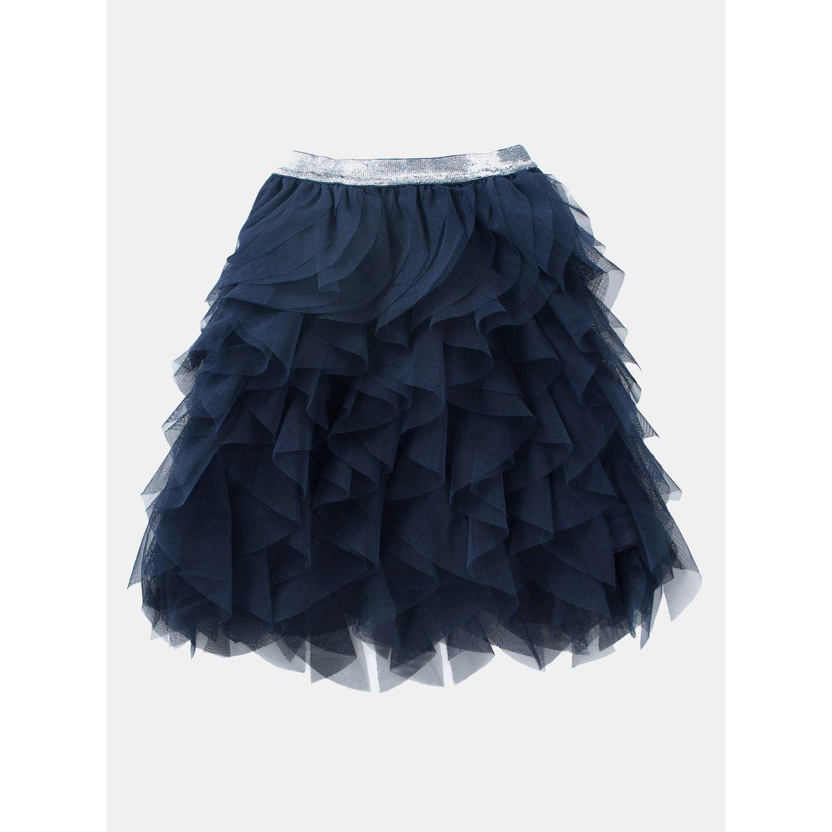 Styli Ruffle Mesh Skater Skirt-girls-clothing-bottoms-skirts-image-1