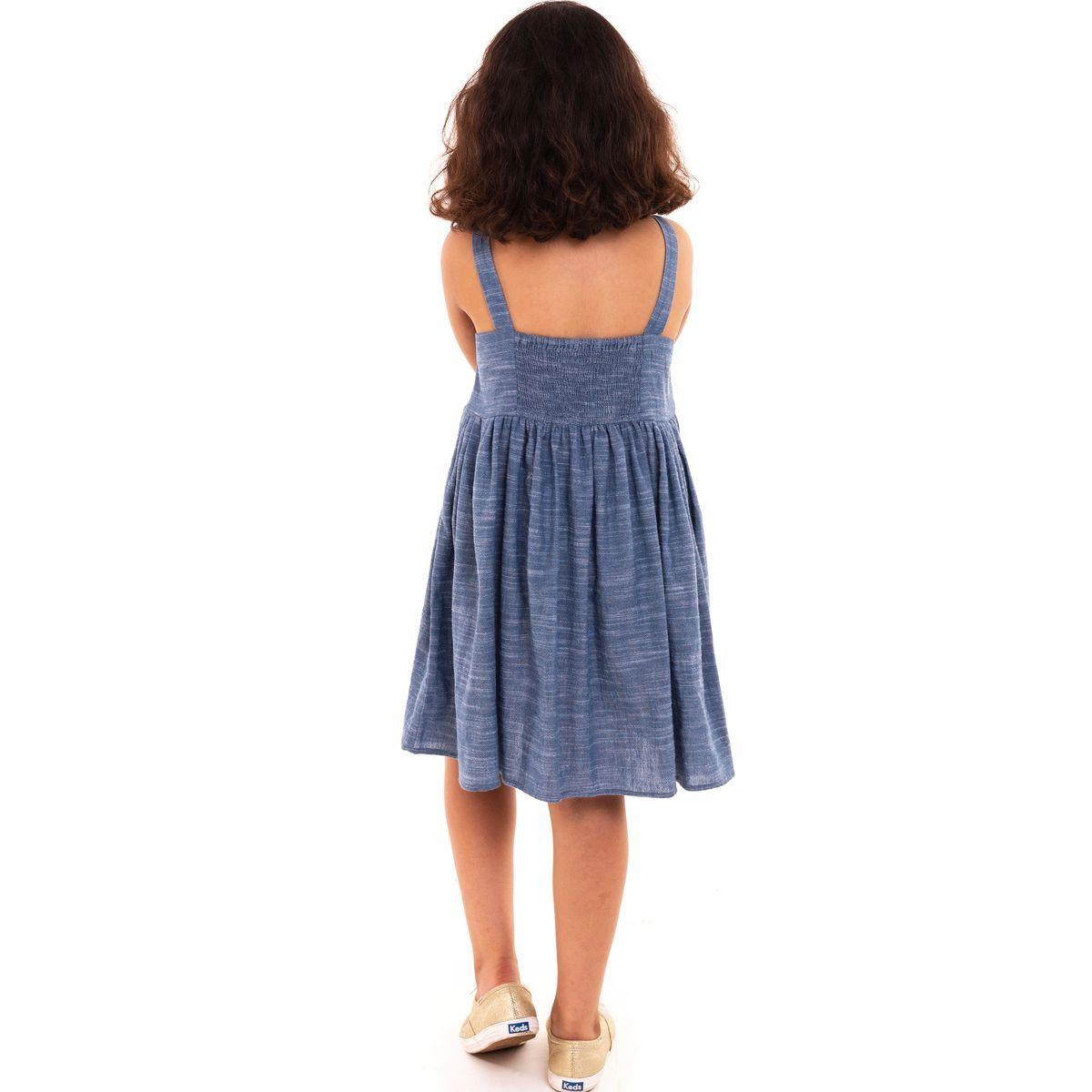 فستان بتفاصيل بارزة الملمس مع ازرار-girls-clothing-dressesandjumpsuits-image-2