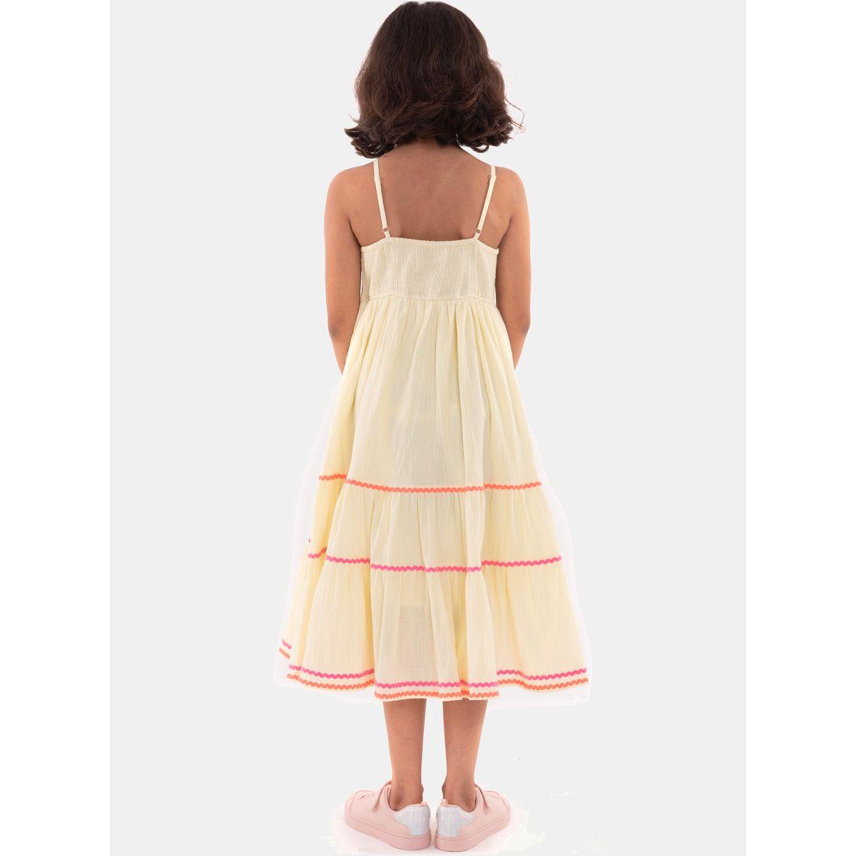 Styli Strappy Contrast Embroidered Tiered Dress-girls-clothing-dressesandjumpsuits-image-2