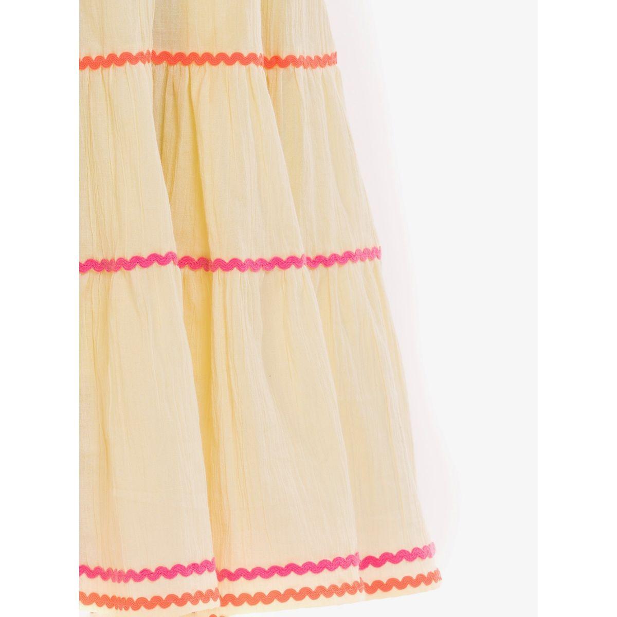 Styli Strappy Contrast Embroidered Tiered Dress-girls-clothing-dressesandjumpsuits-image-3