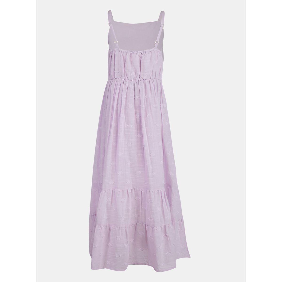Styli Dobby Strappy Tiered Dress-girls-clothing-dressesandjumpsuits-image-3