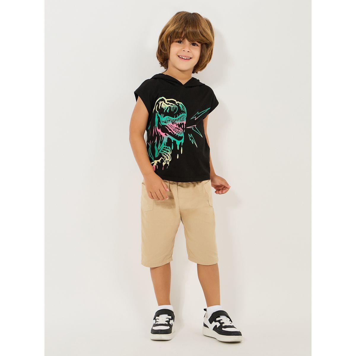 Styli Dinosaur Print Hooded Tank-boys-clothing-tshirtsandpolos-image-2
