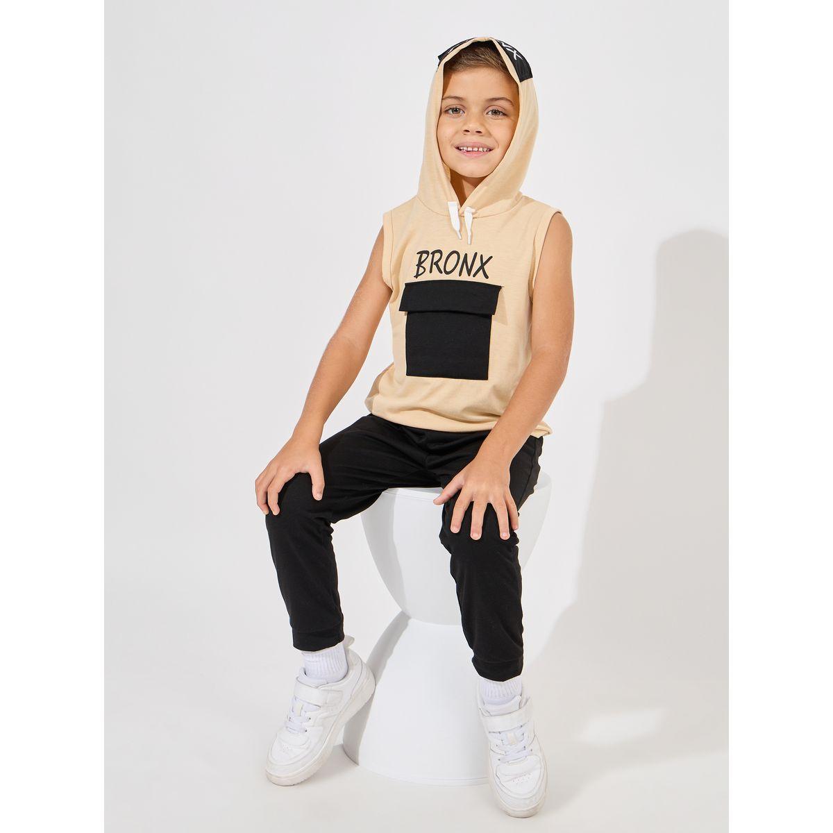 Styli Pocket Front Hooded Tank & Joggers Set-boys-clothing-setsandcoords-image-1