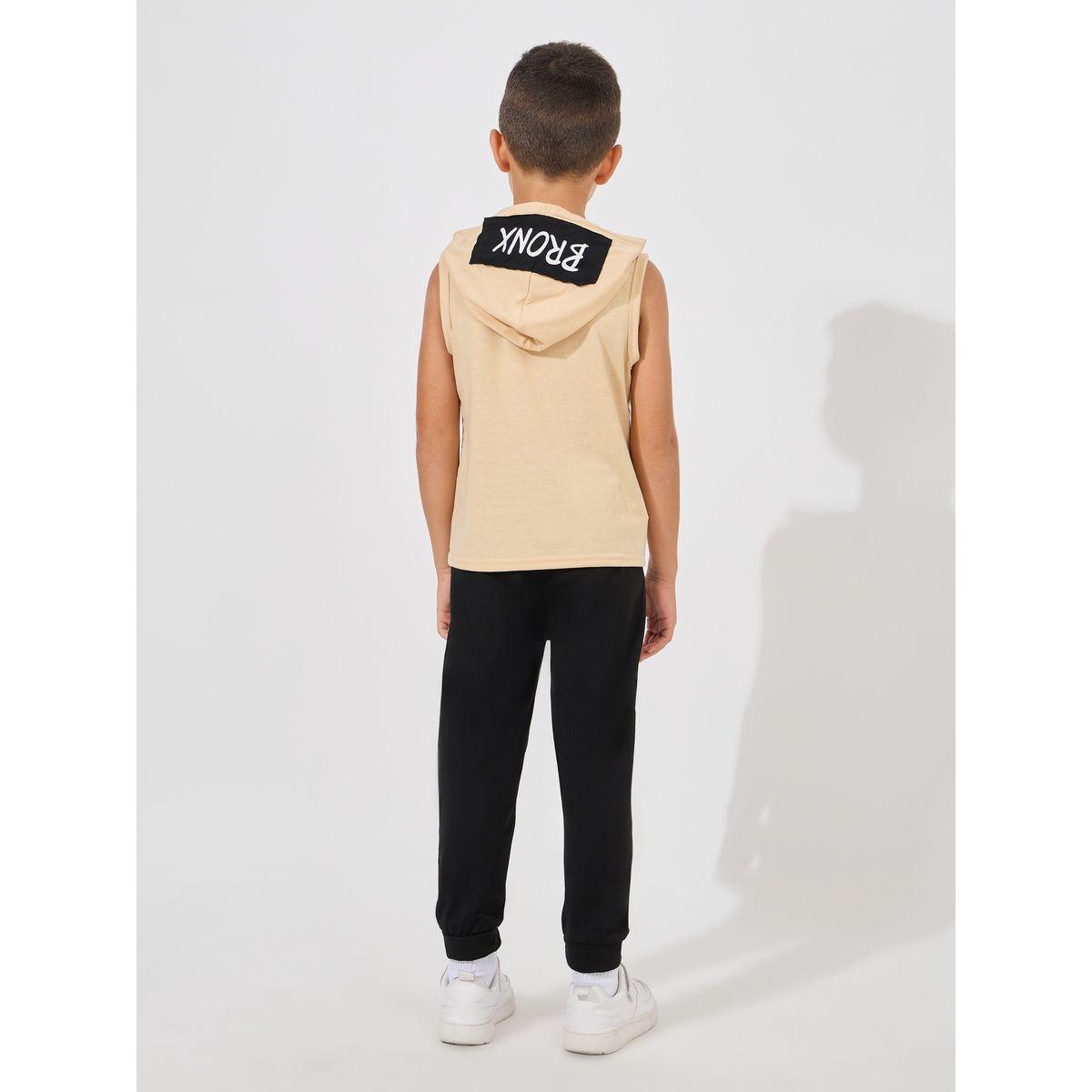 Styli Pocket Front Hooded Tank & Joggers Set-boys-clothing-setsandcoords-image-5
