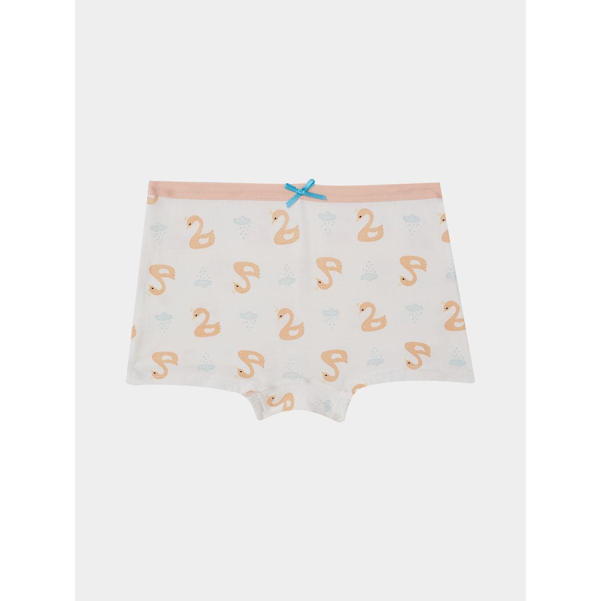 Styli Pack of 2  - Swan Print Briefs-girls-clothing-innerwear-image-3
