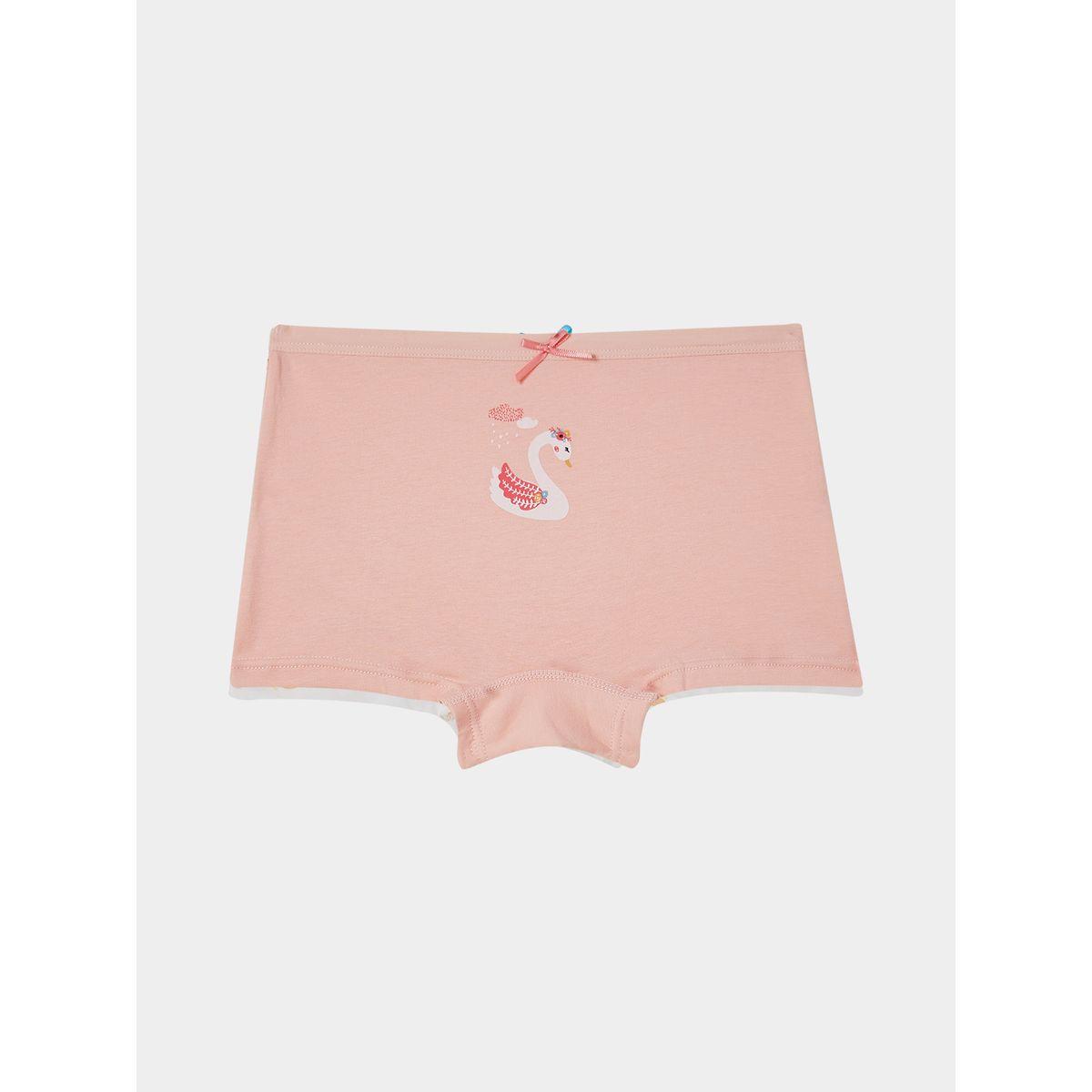 Styli Pack of 2  - Swan Print Briefs-girls-clothing-innerwear-image-4