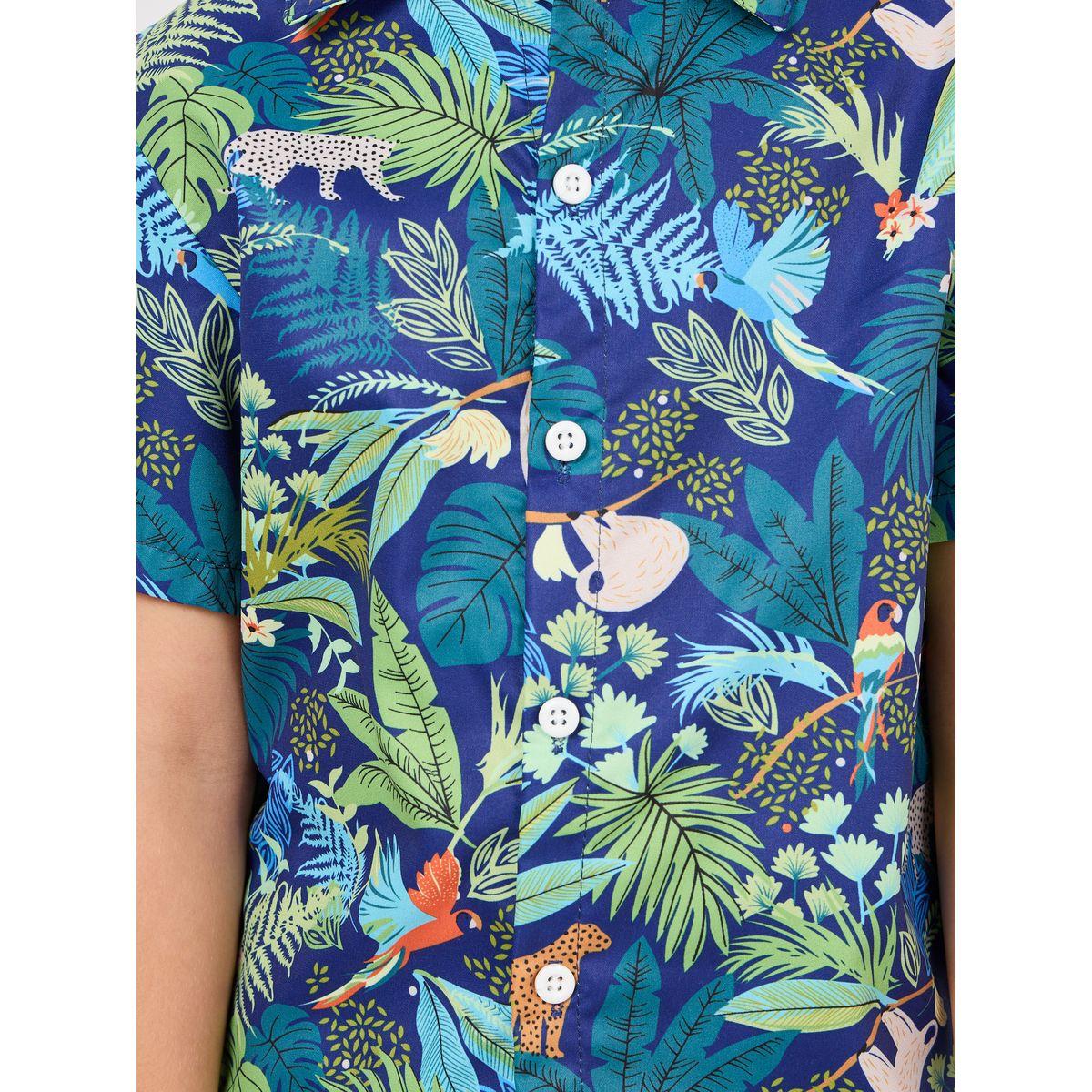Styli Tropical Printed Shirt & Short Set-boys-clothing-setsandcoords-image-3