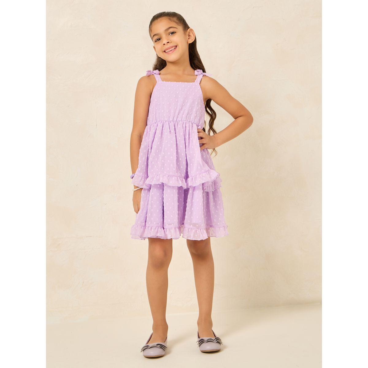 Styli Tie Strap Dobby Cami  Dress-girls-clothing-dressesandjumpsuits-image-1