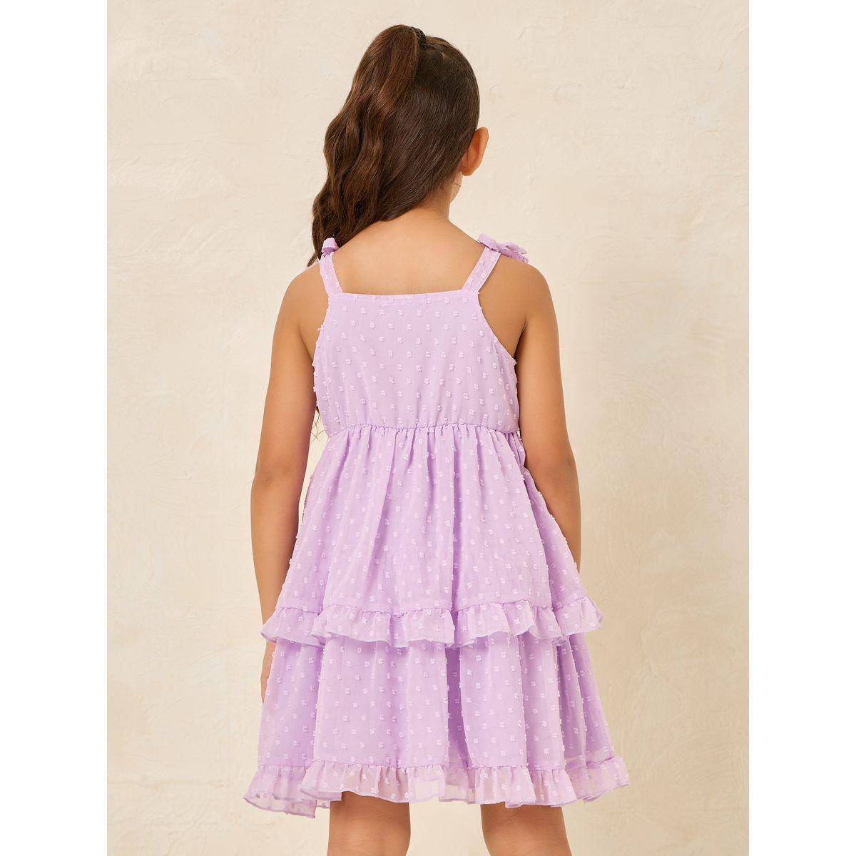 Styli Tie Strap Dobby Cami  Dress-girls-clothing-dressesandjumpsuits-image-4