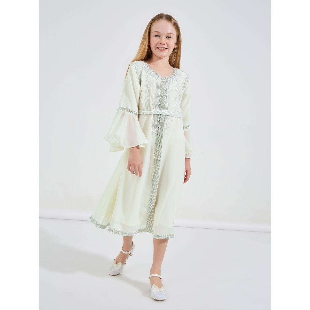 Maxim Creation X Styli  V Neck Embellished Kaftan-girls-clothing-dressesandjumpsuits-image-1