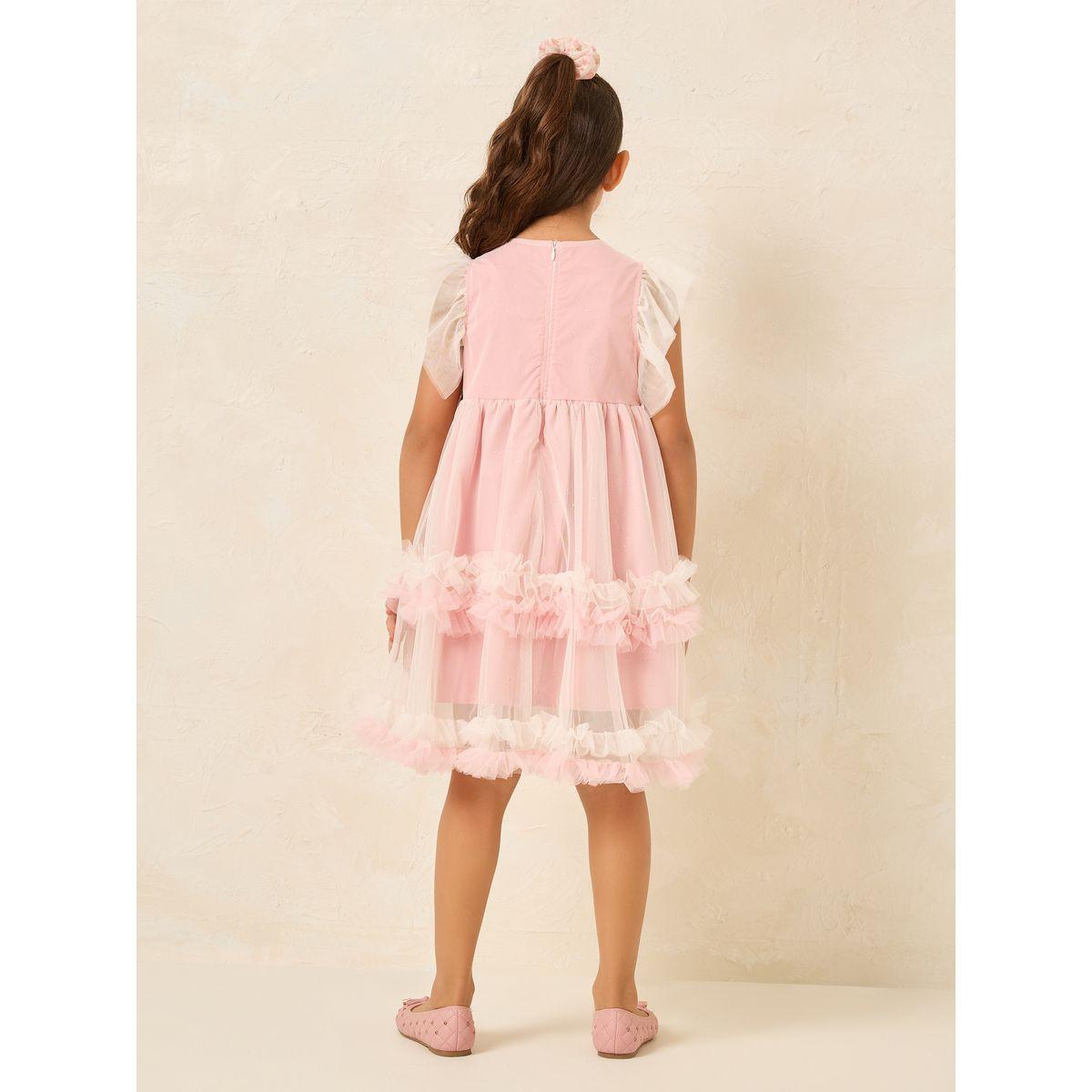 فستان بطبقات شبكية وحافة كشكش-girls-clothing-dressesandjumpsuits-image-4