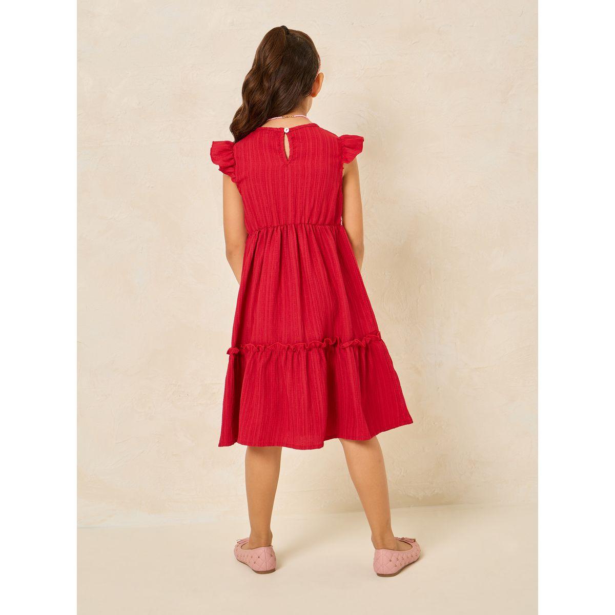 Styli Ruffle Hem Smock Dress-girls-clothing-dressesandjumpsuits-image-4