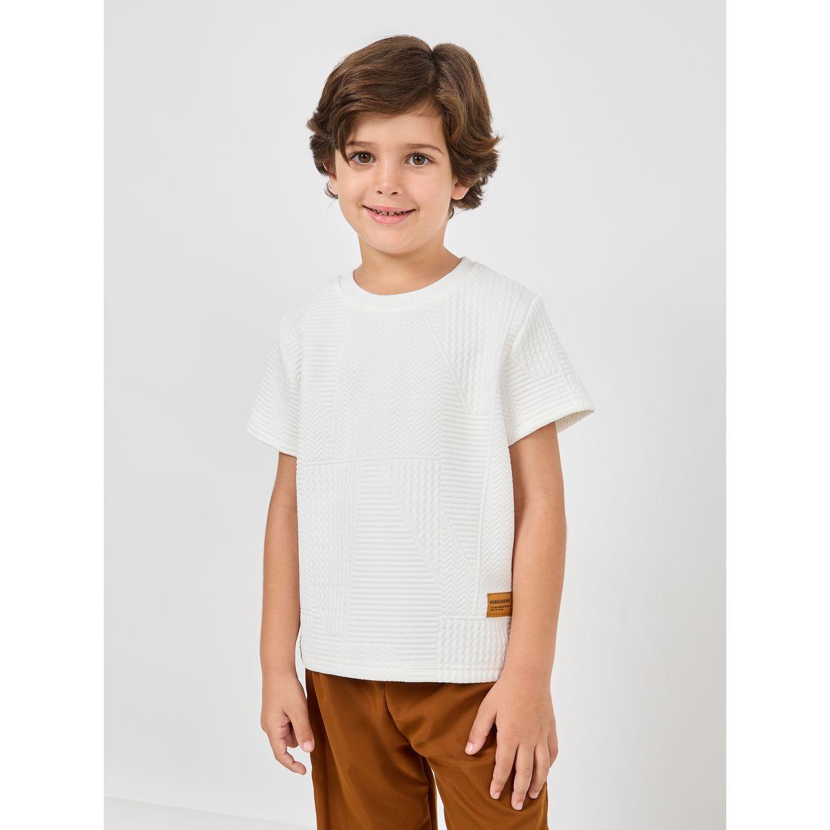 مجموعة من بنطال بقصة مريحة مع تيشيرت-boys-clothing-setsandcoords-image-2