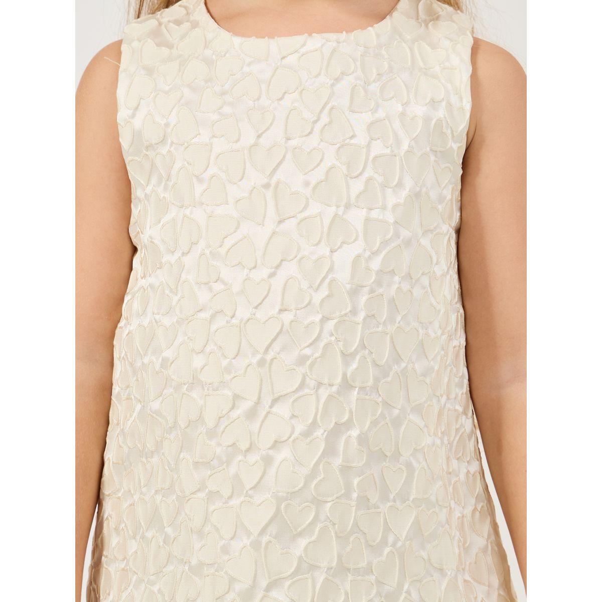 Styli Embroidered Heart Pattern Back Bow Smock Dress-girls-clothing-dressesandjumpsuits-image-3