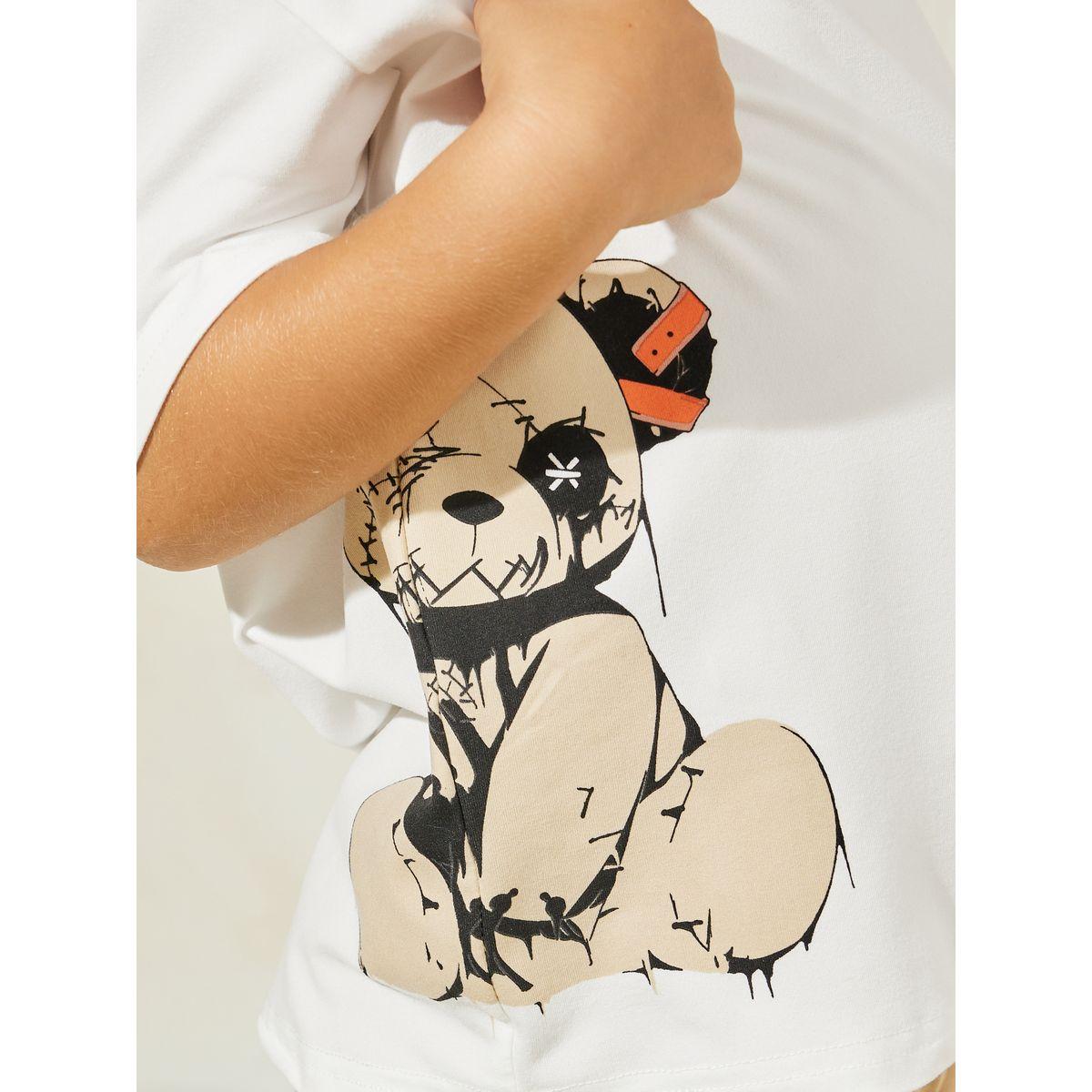 مجموعة من شورت وتيشيرت بطبعة جرافيك-boys-clothing-setsandcoords-image-3