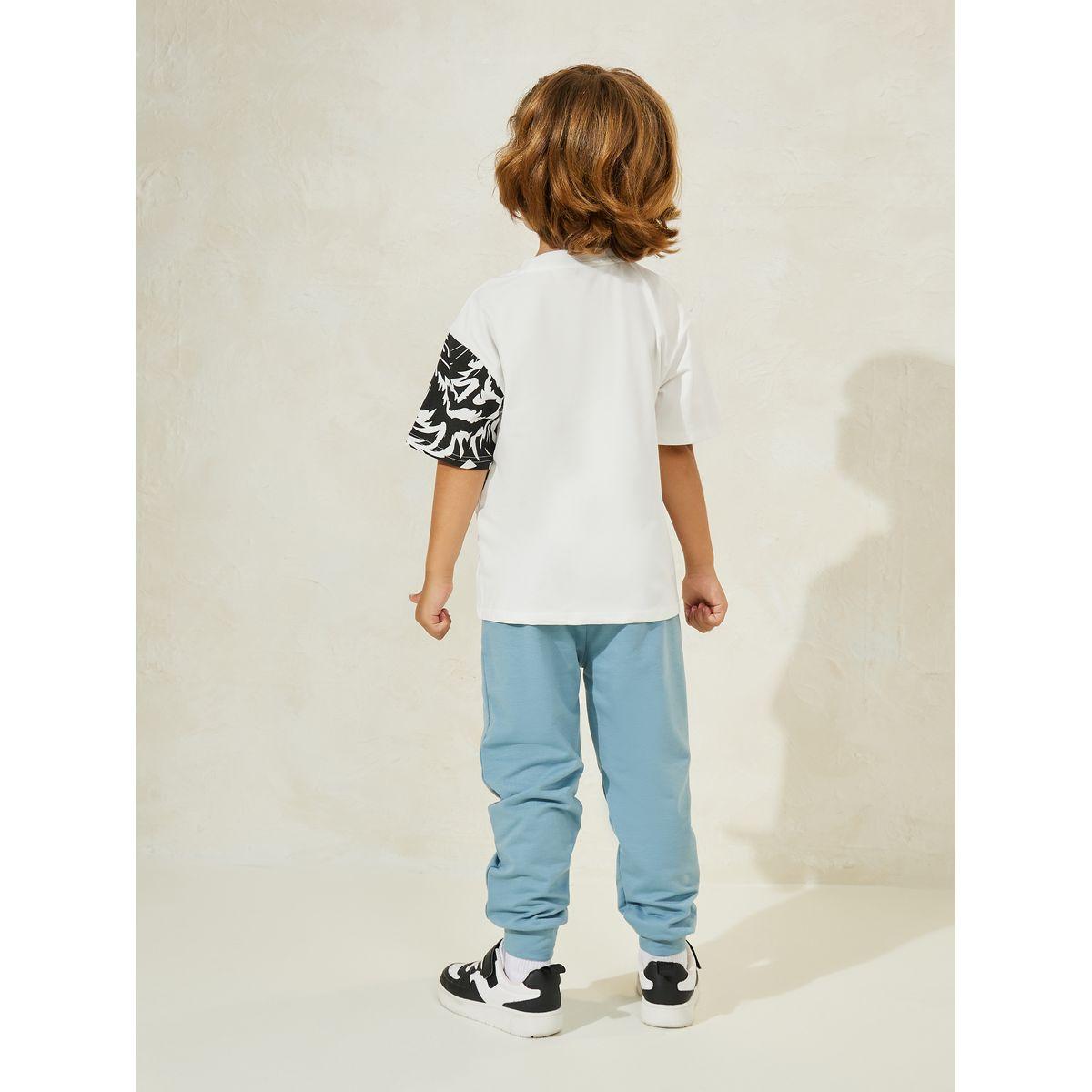Styli Tiger Graphic Print T-Shirt & Joggers Set-boys-clothing-setsandcoords-image-4