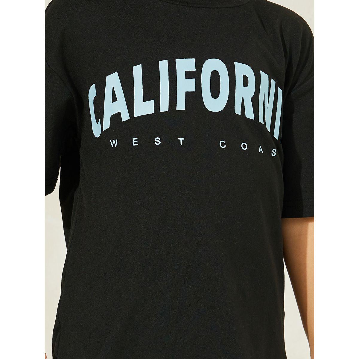 مجموعة من جوغر كارجو مع تيشيرت مطبع بحرف-boys-clothing-setsandcoords-image-3