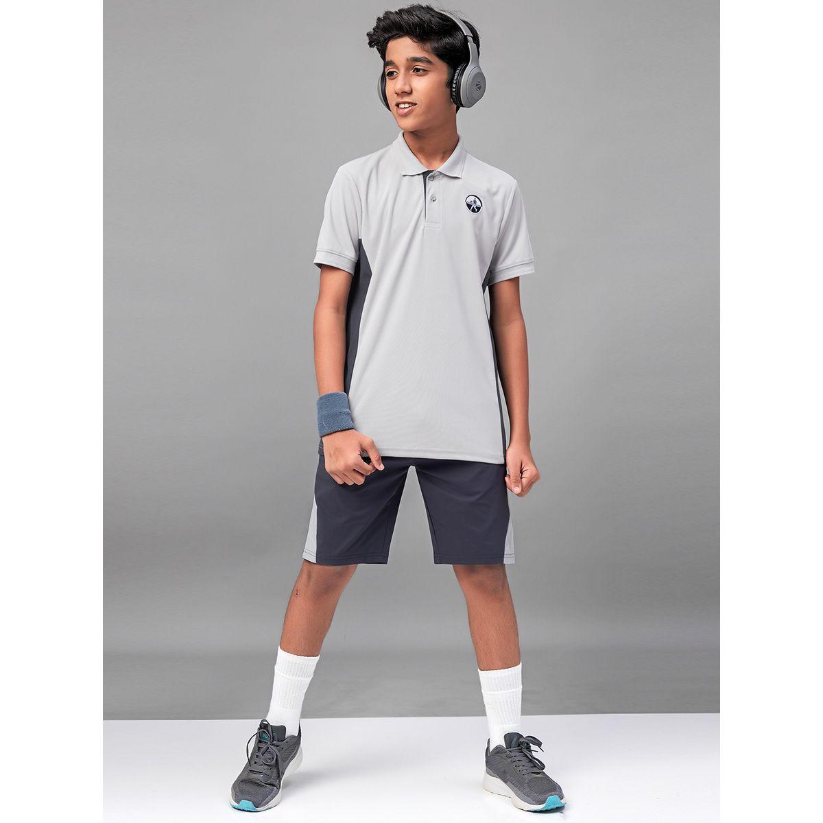 تيشيرت بياقة بولو وتداخلات بنمط كتل الالوان تكنوسبورت × ستايلي-boys-clothing-tshirtsandpolos-image-5