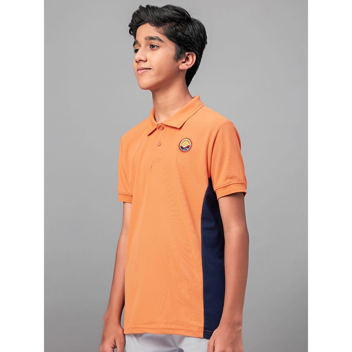 Technosport X Styli  Side Contrast Panel Pique Polo T-Shirt-boys-clothing-tshirtsandpolos-image-2