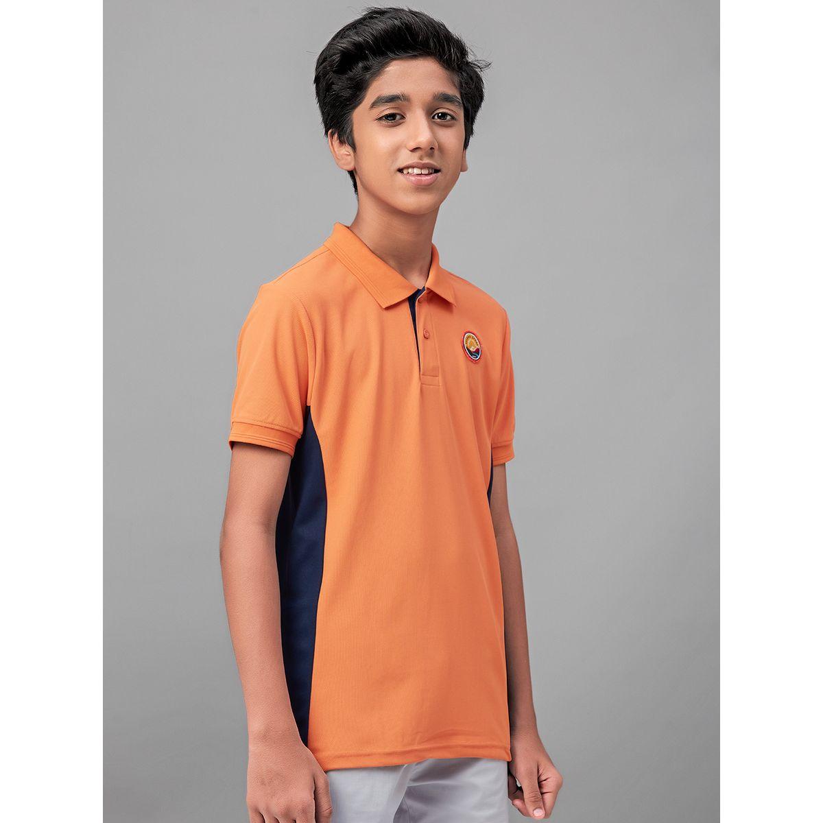 تيشيرت بياقة بولو وتفاصيل مُتباينة تكنوسبورت × ستايلي-boys-clothing-tshirtsandpolos-image-4