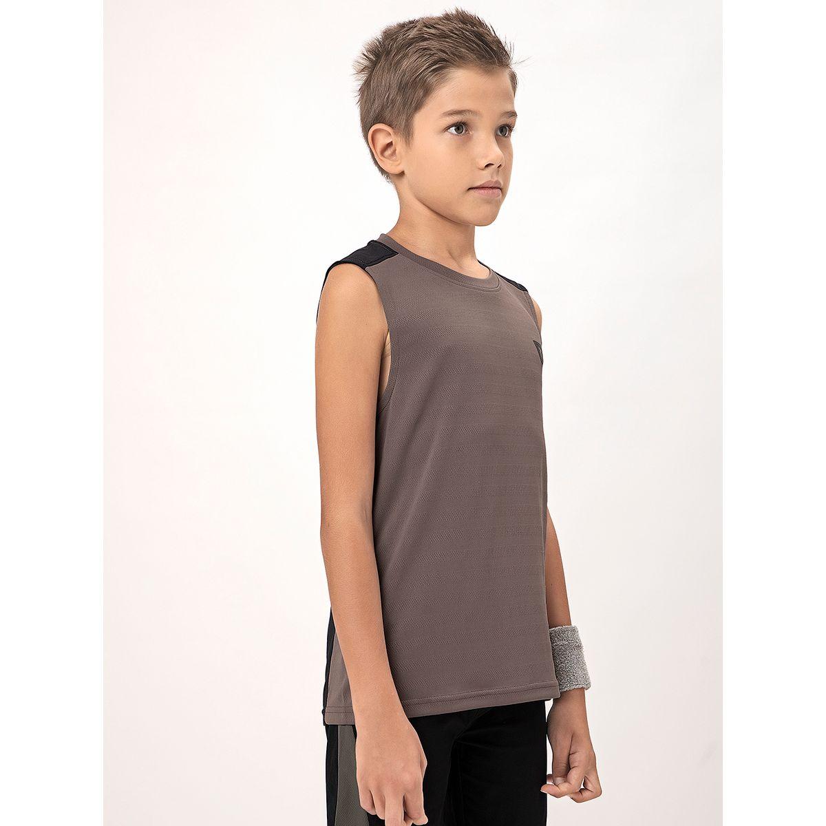 تيشيرت كت سادة بياقة دائرية تكنوسبورت × ستايلي-boys-clothing-tshirtsandpolos-image-9