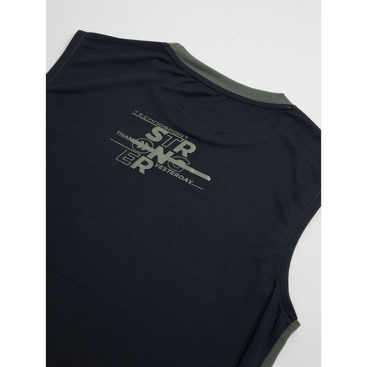 تيشيرت كت سادة بياقة دائرية تكنوسبورت × ستايلي-boys-clothing-tshirtsandpolos-image-9