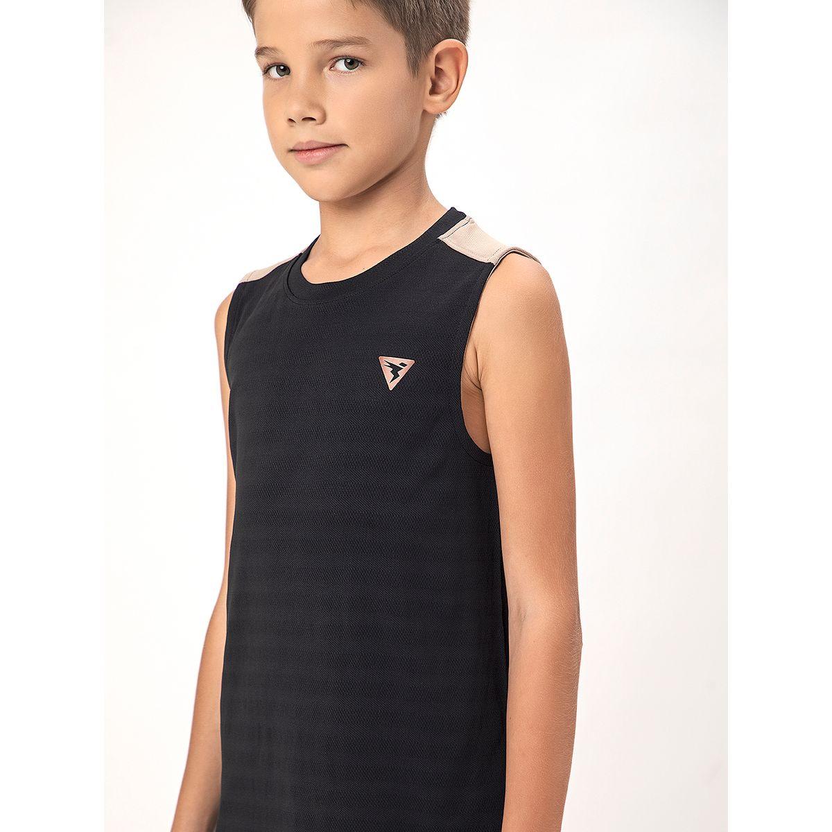 Technosport X Styli  Logo Detail Crew Neck Sleeveless T-Shirt-boys-clothing-tshirtsandpolos-image-4