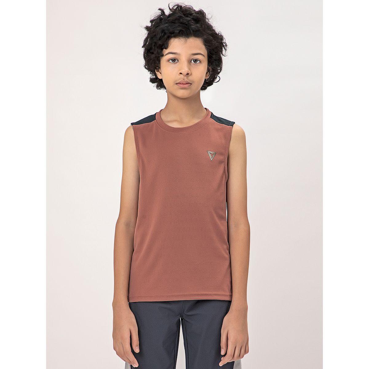 Technosport X Styli  Logo Detail Crew Neck Sleeveless T-Shirt-boys-clothing-tshirtsandpolos-image-1